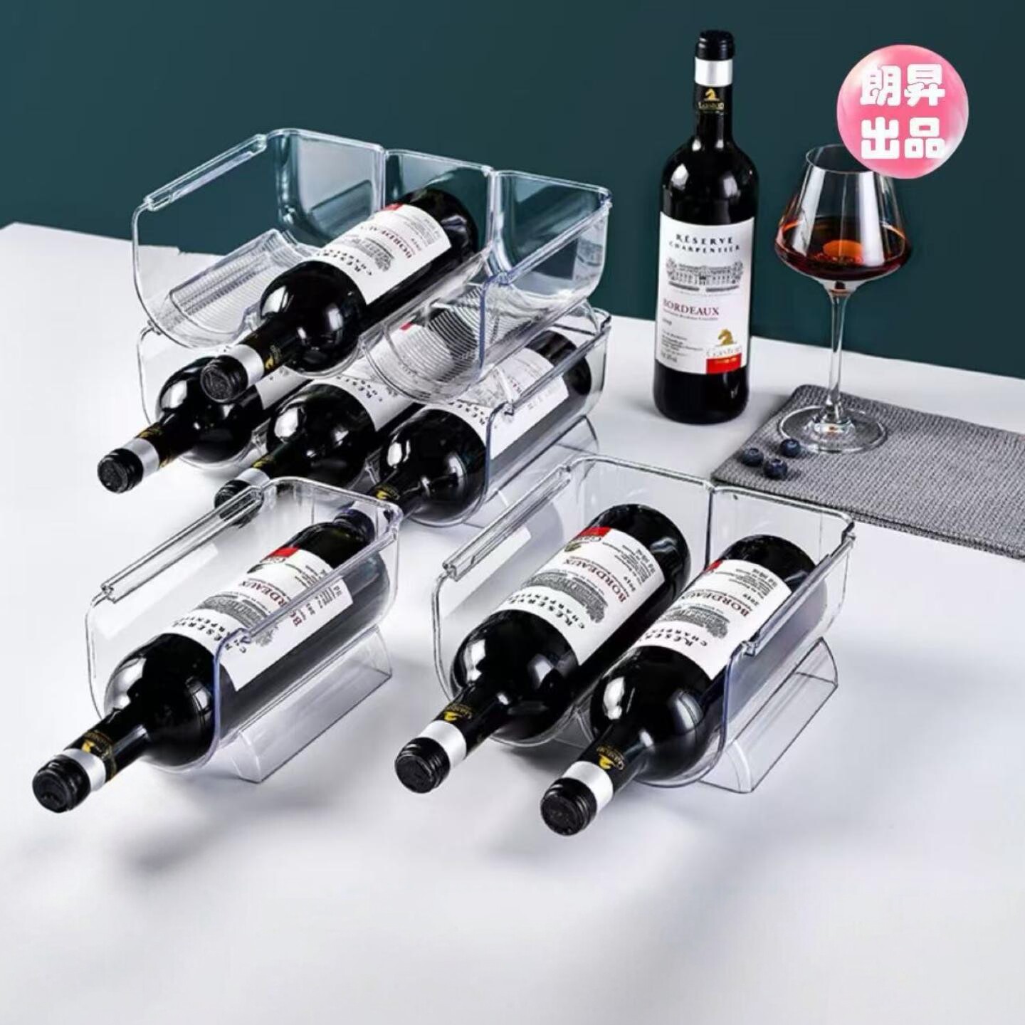 轻奢红酒架家用葡萄酒收纳展示架图片