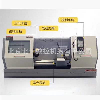 北京重型大孔径数控卧式车床CK61125回转直径2米重切销实体厂家