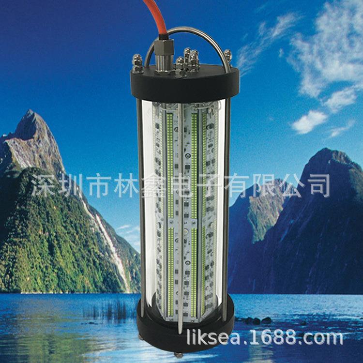 厂家直销集鱼灯LED水下诱鱼灯高亮鱿鱼灯筏钓灯绿光捕鱼灯钓鱼灯