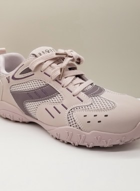 意尔康女鞋2025秋季新款户外系带紫色鞋运动休闲防滑透气慢跑鞋女