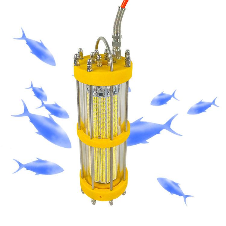 网箱养殖灯捕鱼灯海洋牧场智能集鱼灯水下LED诱鱼灯绿光5000W