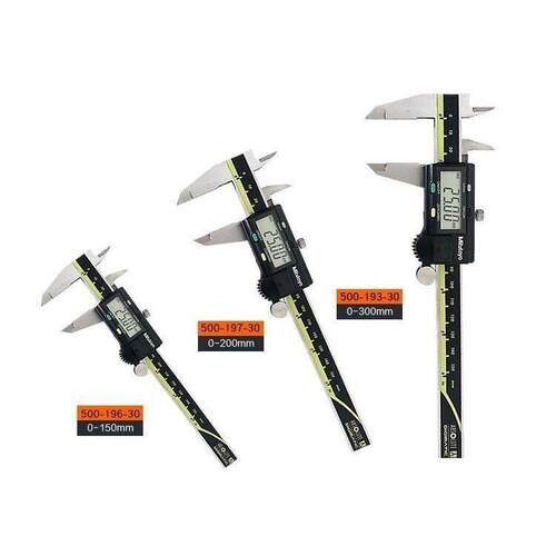 Mitutoyo日本三丰数显卡尺0-150 200 300mm游标卡尺高精度小型