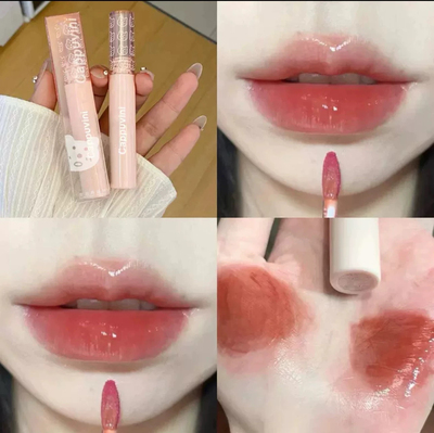 cappuvini 泡泡唇釉镜面水光玻璃唇釉女口红学生奶茶色唇彩润唇蜜