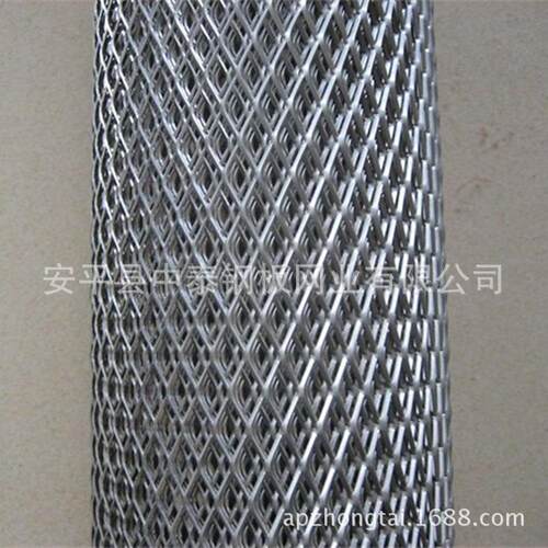 厂家直销钢板网孔 红色防锈漆钢板拉伸网 建筑钢板网片钢笆片