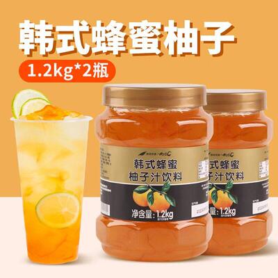 鲜活韩式柚子茶酱冲泡饮料饮料果酱优果C花果茶韩式蜂蜜柚子茶酱1