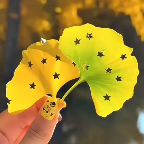 剪秋压花器单孔星星四叶草