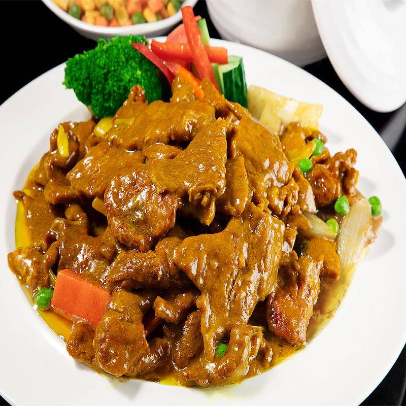 咖哩牛肉料理包200g 加热即食外卖快餐包 商用冷冻咖哩焗饭牛肉包
