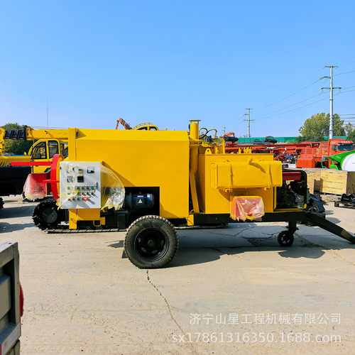 沥青加热搅拌罐车牵引式铣刨料搅拌车修补路面新旧搅拌车厂家