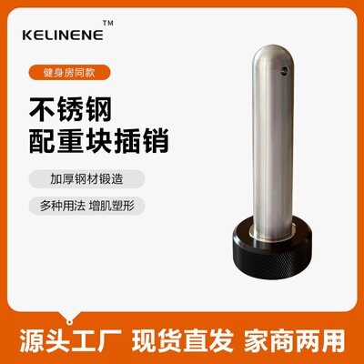 健身器材配重块磁力插销配重片调节固定重量配件不锈钢插拔件
