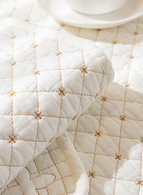 全棉沙发垫子简约现代防滑座垫四季通用靠背巾套罩纯棉纯色高档