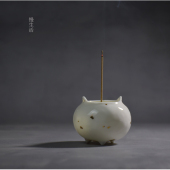 创意迷你香炉家用室内檀香炉香薰炉净化空气仿古供佛熏香陶瓷摆件