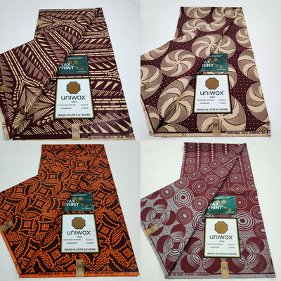 Uniwax African Wax Prints Fabrics 非洲蜡染布双面印花棉