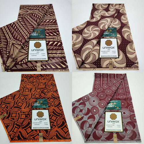 Uniwax African Wax Prints Fabrics 非洲蜡染布双面印花棉