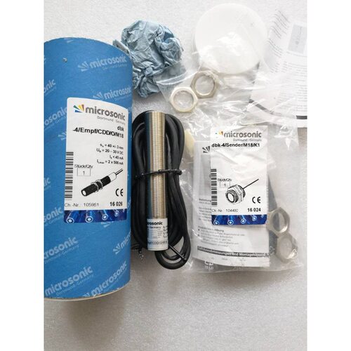 A026*全新Microsonic威声 DBK-4/EMPF/CDD/O/M18 DBK-4/SENDER/M1