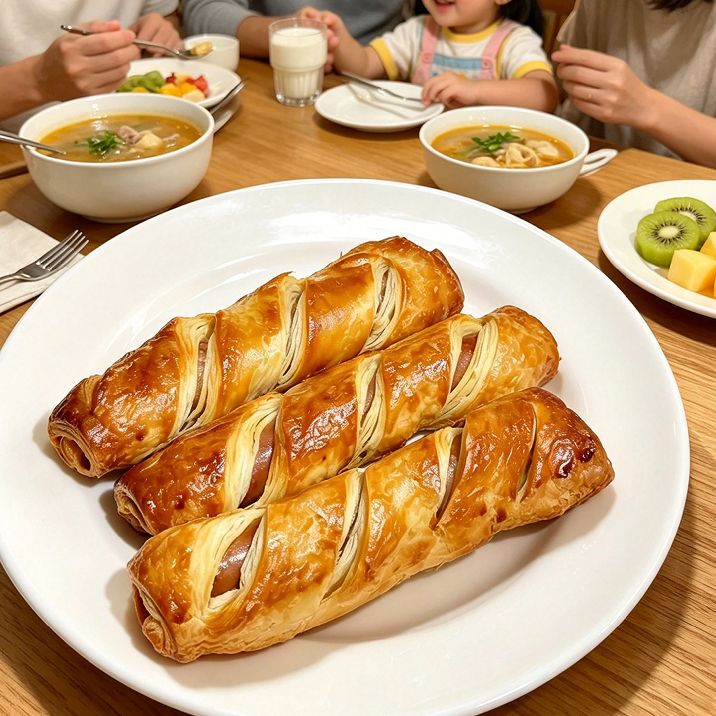 众品酥皮烤肠卷冷冻半成品食材