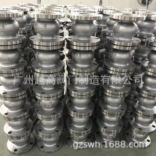 广州越高 双法兰静音式止回阀DRVZ HC41X球墨铸铁速闭消声止回阀