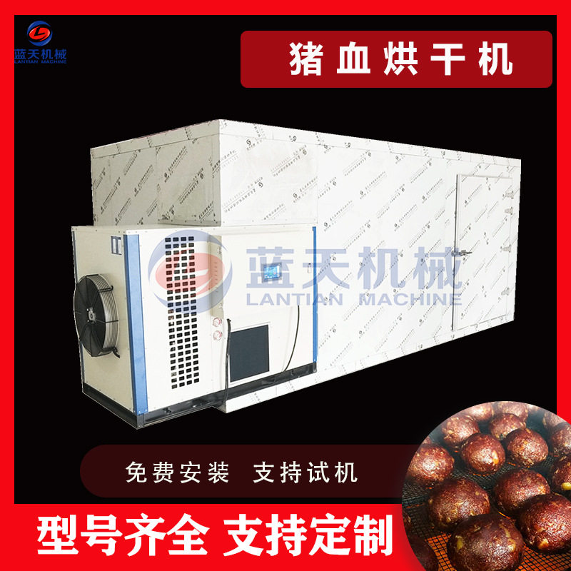 大型猪血块烘干机 空气能猪血丸子烘干设备 智能控温血豆腐烘干房