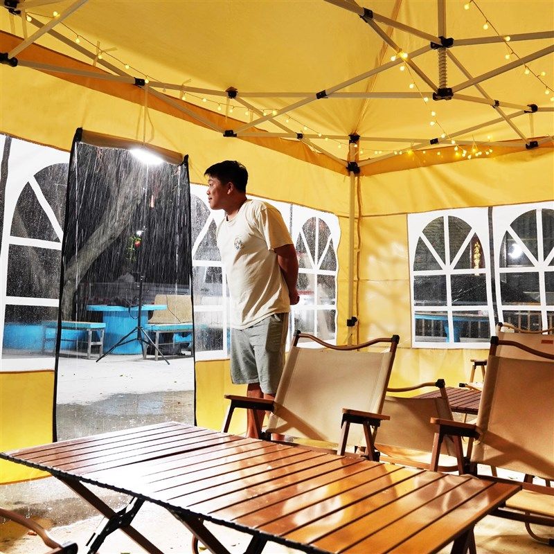 四角帐篷围布遮阳棚加厚四脚伞户外伸缩雨棚遮雨篷出摊摆摊用棚子