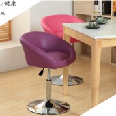 简约吧椅吧台椅升降椅美容椅子靠背酒吧椅旋转升降高脚椅美甲凳子