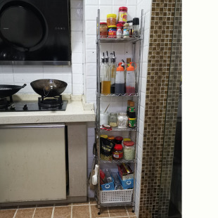 厨房收纳架宽20 30cm夹缝置物架小窄缝隙整理架锅架菜架子落地