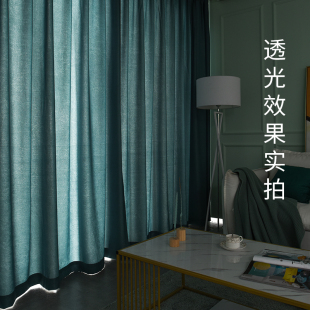 窗纱纱帘加厚透光不透人简约现代白色纱帘窗纱布料成品阳台飘窗帘