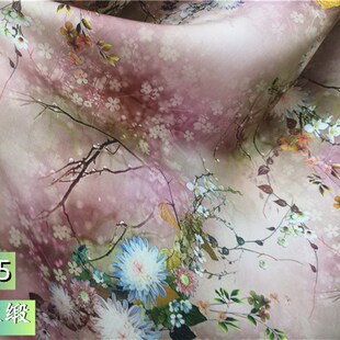 夏季凉爽薄软绵绸棉绸人造棉布料舒适时尚连衣裙家居服防蚊裤面料