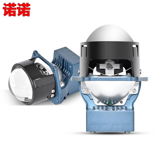 新品批发小巧1.9寸LED双光透镜60W高亮远近光一体汽车大灯前照灯