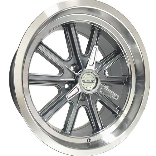 老爷车轮毂 15X8 谢尔比轮毂 3bar spinner 5X114.3 Shelby wheel