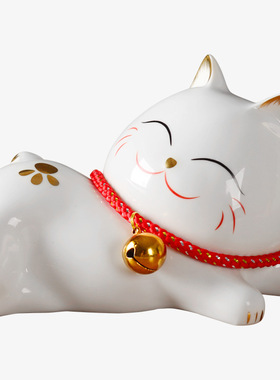 酒柜装饰品摆件陶瓷客厅摆件招财猫创意现代简约家里家居软装饰品