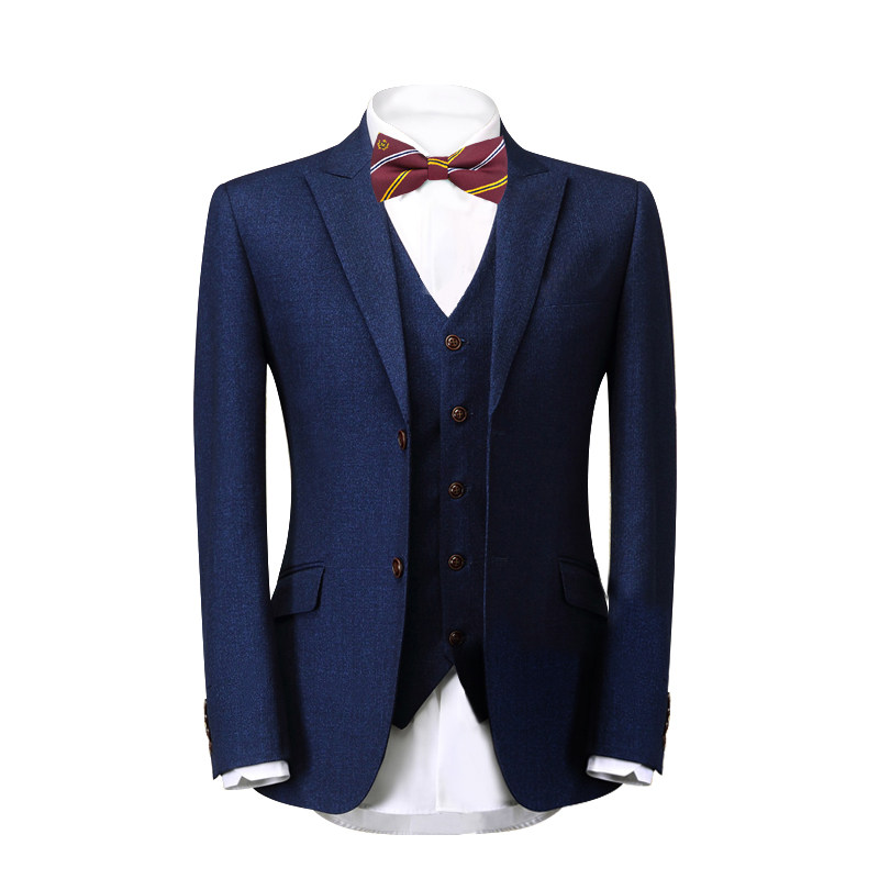 儿童西装男套装主持人演讲钢琴演出服表演服比赛礼服中大花童厚款