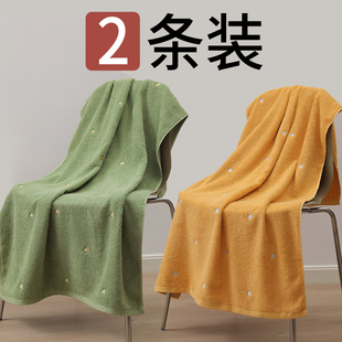 浴巾情侣款 一对家用纯棉吸水全棉大人男女冬洗澡裹巾高端2022新款