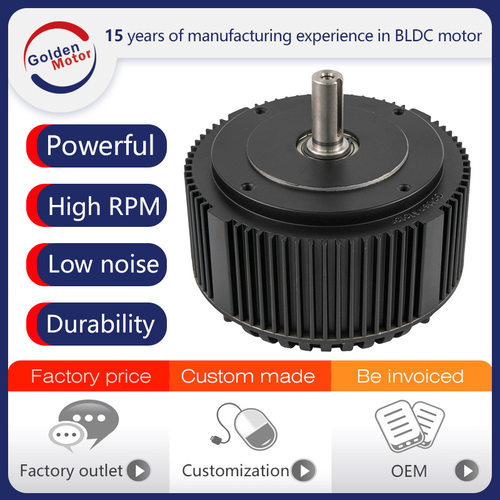 5KW 48/72V BLDC Water/Air-Cooled Karting & Drilling Motor