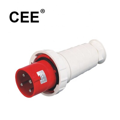 CEE-034/044工业插头红色IP6763A125A380-415V3P+ECE标准防爆