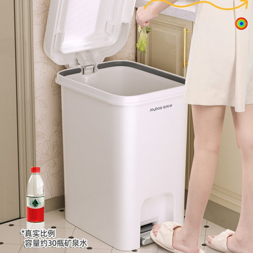 厨房垃圾桶家用2024新款带盖大号容量卫生间厕所客厅脚踏式