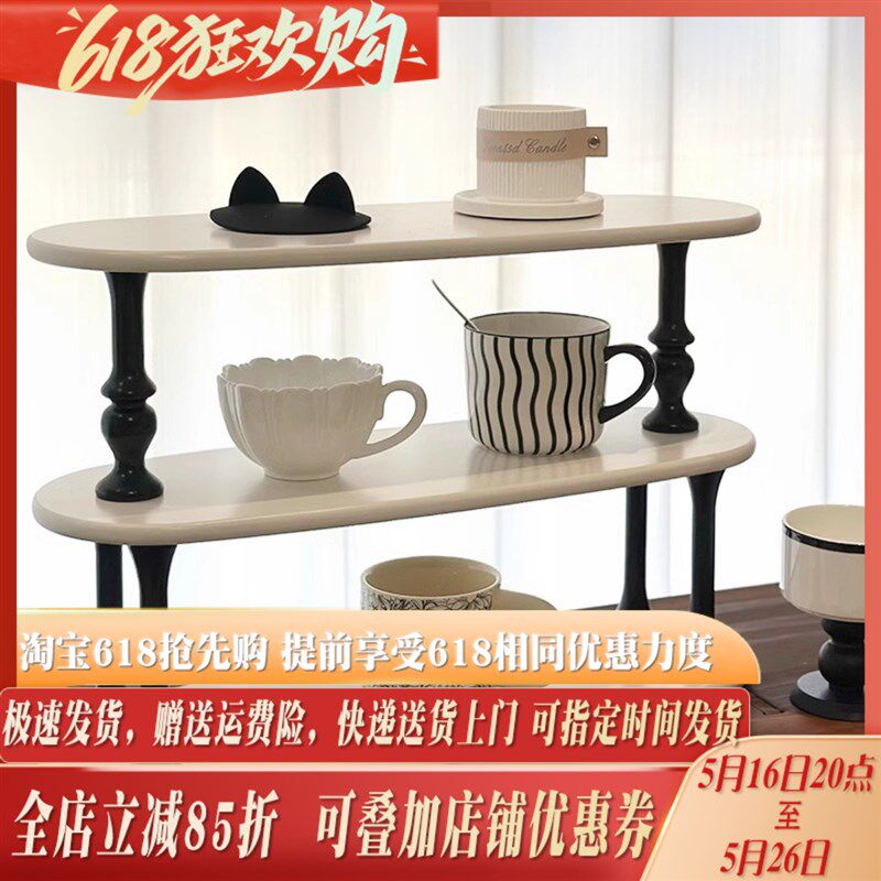 法式复古软装中古墙上置物架vintage摆件高级感客厅墙面装饰挂件