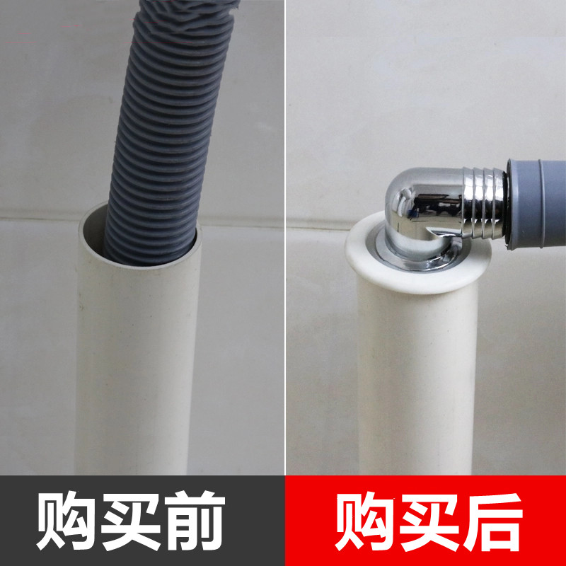 全自动洗衣机地漏专用接头方型二合一防溢水三通下水管防臭盖两用