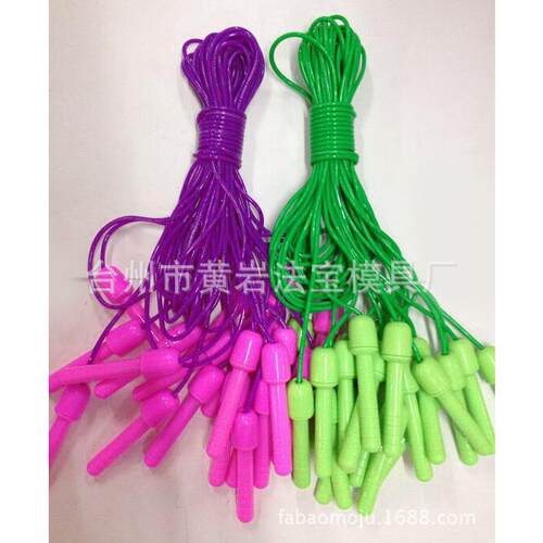 厂家供应跳绳手柄塑料注塑模具/学生跳绳手柄模具