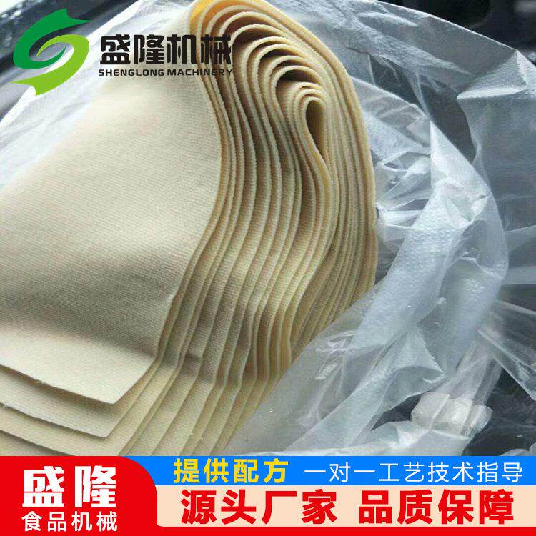 小型豆腐皮机流水线制作千张豆腐皮的机器素鸡自动生产机