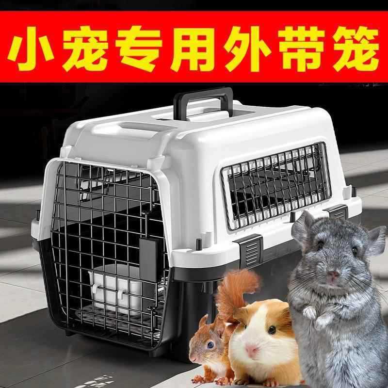 龙猫荷兰猪专用外带箱装宠物兔子豚鼠花枝松鼠刺猬雪貂外出笼子箱图片