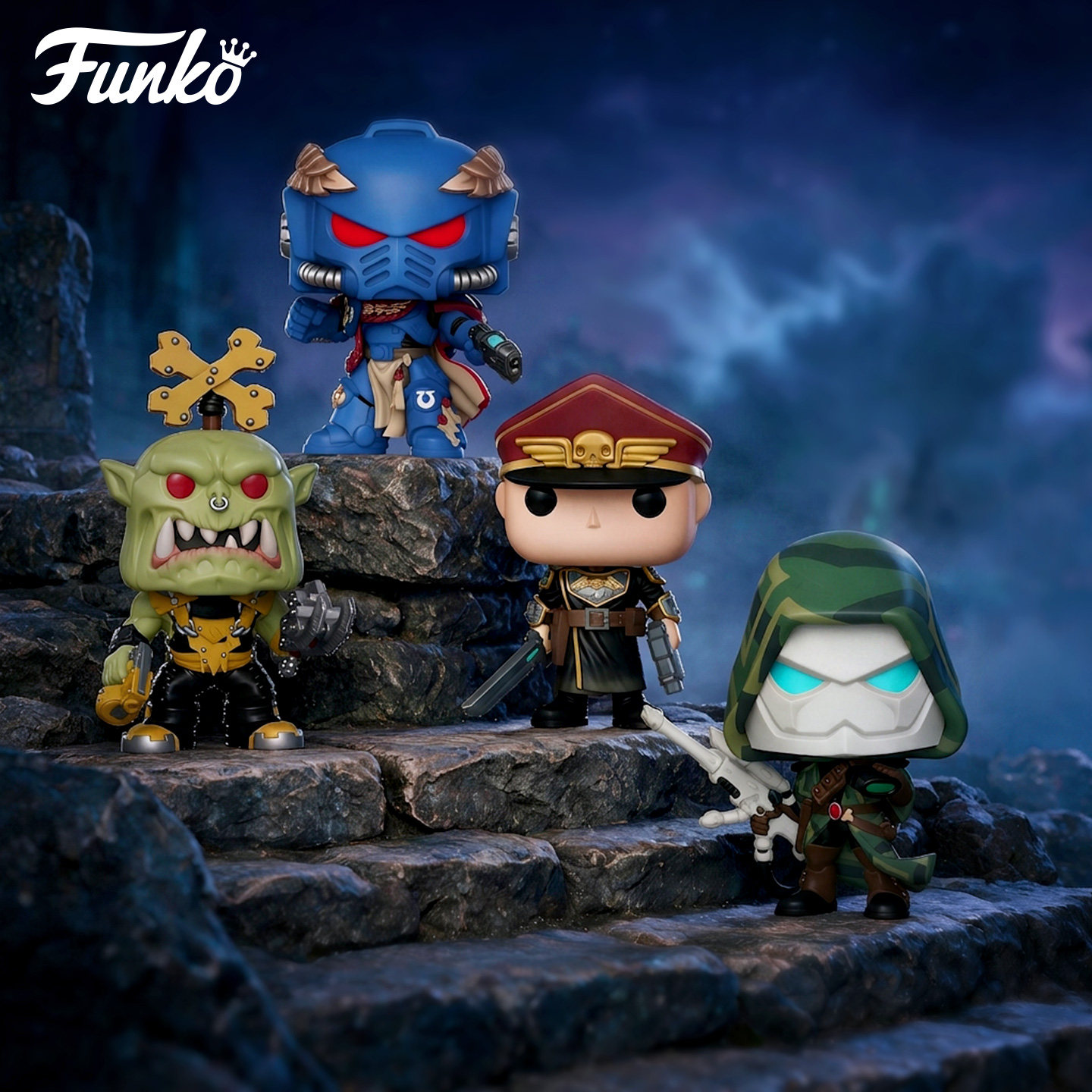 Funko战锤40K极限战士连手办/手办景品