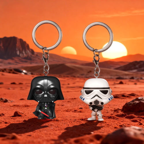 Funko星球大战风暴兵 达斯维达 钥匙扣挂件周边手办包挂公仔礼物