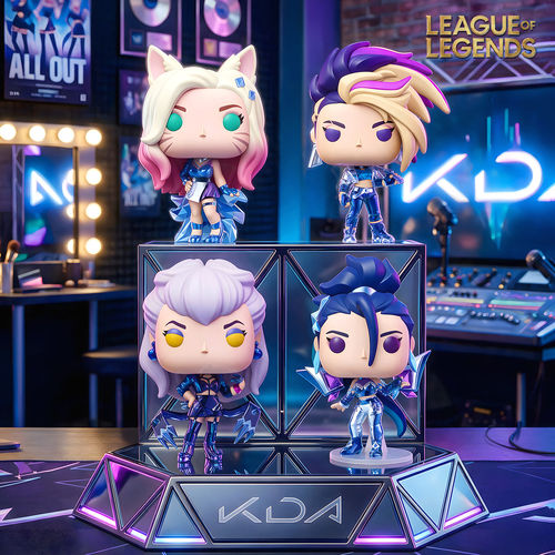 Funko 英雄联盟KDA女团 阿狸卡莎阿卡丽手办LOL周边摆件公仔礼物