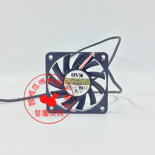 AVC 6010 12V 0.15A 6CM/厘米 双滚珠 3线CPU机箱风扇 F6010B12MS