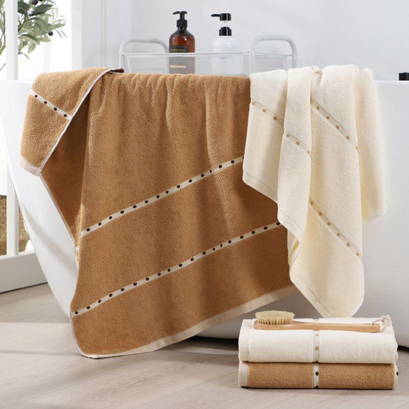 金号浴巾+毛巾套装3件套 180加大家用纯棉吸水加厚洗脸洗澡巾礼盒