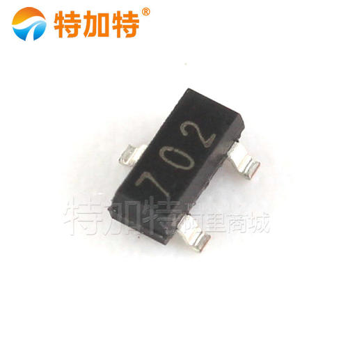 2N7002 sot-23贴片三极管 702 N沟道场效应管 MOS管 全新原装