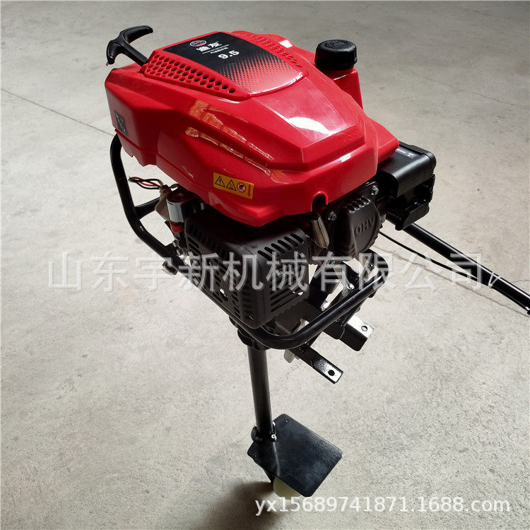 汽油机挂桨机 水冷船外机单缸船用推进器水下电动螺旋桨发动机图片