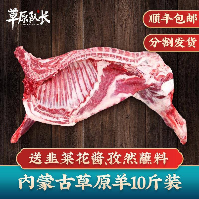 草原队长 羊肉新鲜内蒙古羊腿整只羊排羊蝎子年货送礼礼盒 5000g