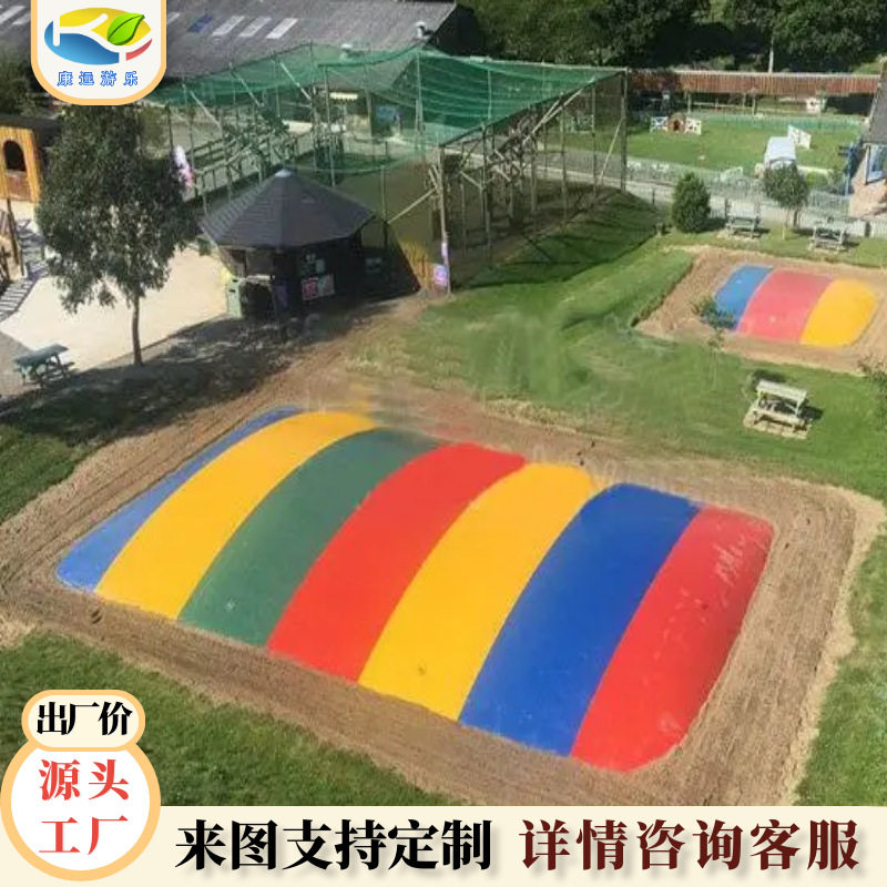 沙窝蹦蹦床充气跳跳床农庄景区室内弹跳包大型设备户外大型蹦床