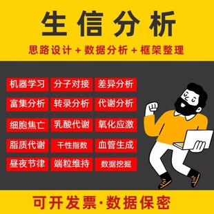 生信分析专业单细胞服务甲基化转录蛋白影像组学TCGA GEO数据挖掘