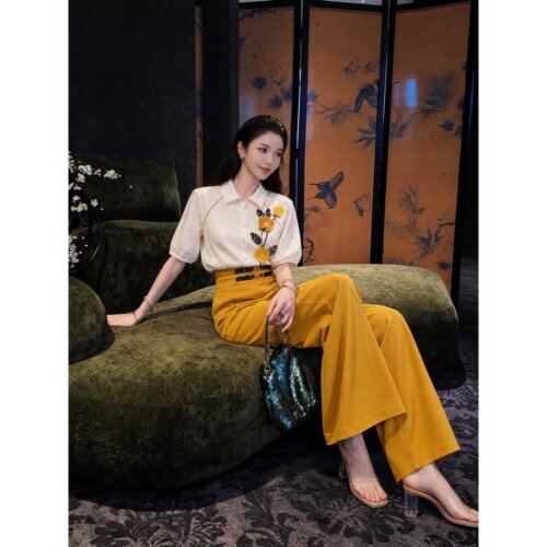 【芙娜妮】2026新款气质时尚新中式女汉服套装春夏款套装F2620765